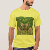 Surreal Fantasy Iris Floral Path T-shirt (Voorkant)