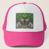 Surreal Fantasy Iris Floral Path Trucker Pet (Voorkant)