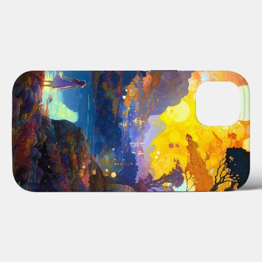 Surreal Fantasy Landscape Art Case-Mate iPhone Case (Achterkant (horizontaal))