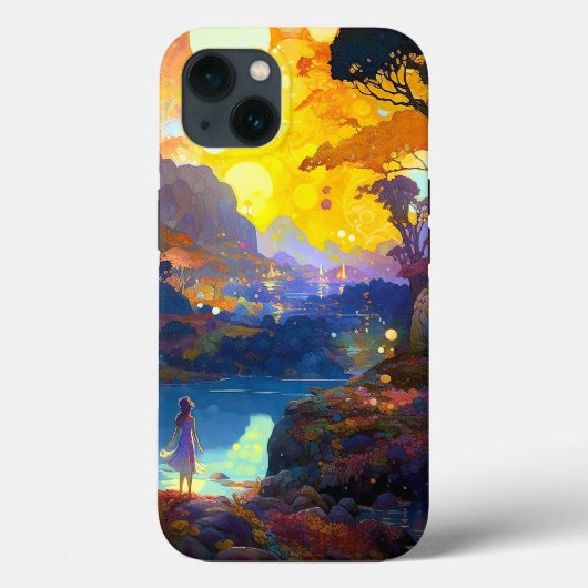 Surreal Fantasy Landscape Art Case-Mate iPhone Case (Achterkant)