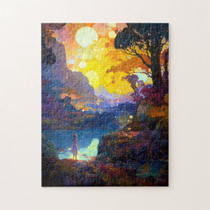 Surreal Fantasy Landscape Art Legpuzzel