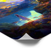 Surreal Fantasy Landscape Art Poster (Hoek)