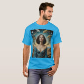 Surreal Fantasy Vrouw Vis T-shirt (Voorkant volledig)