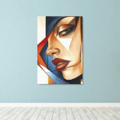 Surreal Femininity Canvas Afdruk (Insitu (Houten vloer))