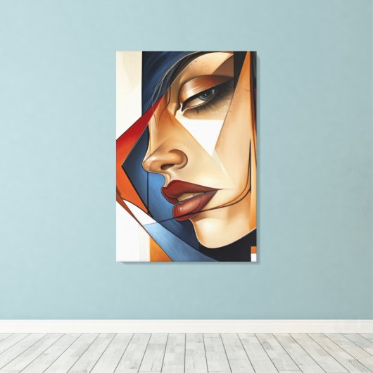 Surreal Femininity Canvas Afdruk (Insitu (Houten vloer))