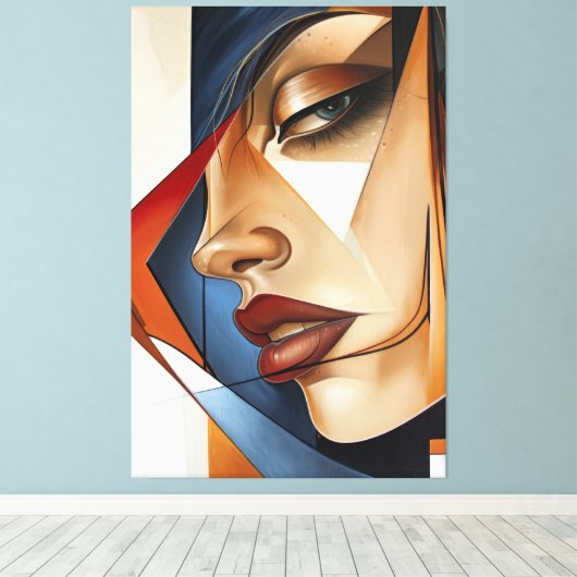 Surreal Femininity Canvas Afdruk (Insitu (Houten vloer))