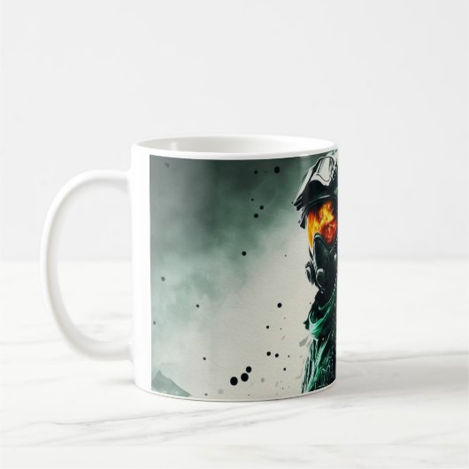 Surreal Fighter Pilot Koffiemok (Links)