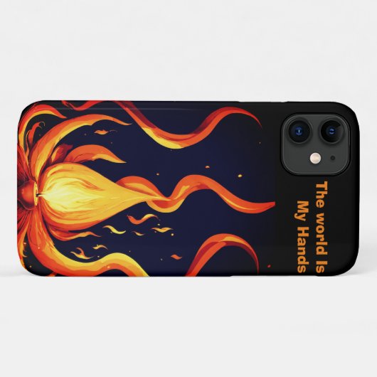 "Surreal Flame Vector Art-4K Render voor - Case-Mate iPhone Case (Achterkant (horizontaal))