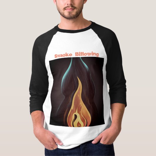 Surreal Flame Vector Art - 4K Render voor Heren T-shirt (Voorkant)