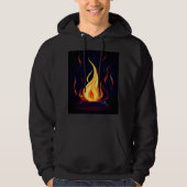 "Surreal Flame Vector Art - 4K Render voor - Hoodie (Voorkant)