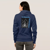 Surreal Flame Vector Art - 4K Render voor - Hoodie (Achterkant volledig)