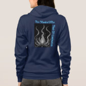 Surreal Flame Vector Art - 4K Render voor - Hoodie (Achterkant)