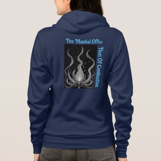 Surreal Flame Vector Art - 4K Render voor - Hoodie (Achterkant)