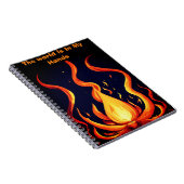 Surreal Flame Vector Art-4K Render voor - Notitieboek (Rechterzijde)
