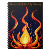 "Surreal Flame Vector Art-4K Render voor - Notitieboek (Voorkant)