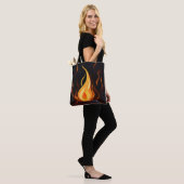 Surreal Flame Vector Art - 4K Render voor - Tote Bag (Op model)