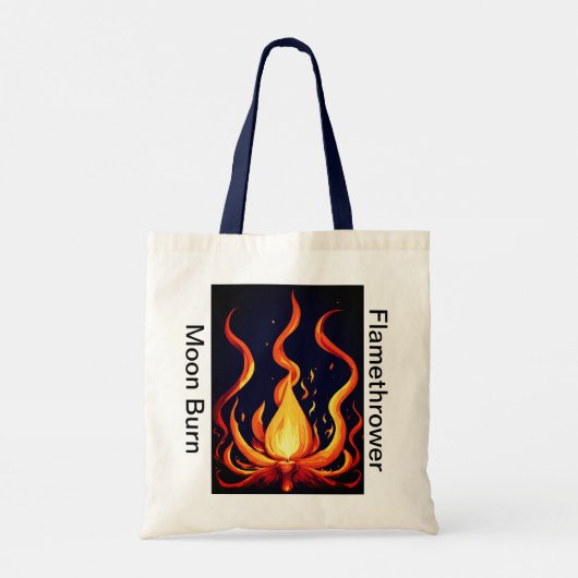 Surreal Flame Vector Art - 4K Render voor - Tote Bag (Achterkant)