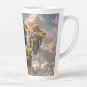 Surreal Floating Islands With Golden Trees Latte Mok (Rechts)