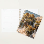 Surreal Floating Islands With Golden Trees Planner (Display)