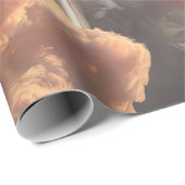 Surreal Floating Islands With Waterfalls Cadeaupapier (Rol Hoek)