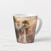 Surreal Floating Islands With Waterfalls Latte Mok (Rechterhoek)