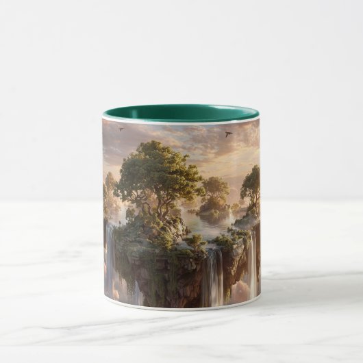 Surreal Floating Islands With Waterfalls Mok (Midden)