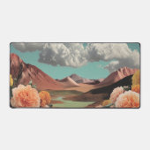 Surreal Floral Mountainscape With Dramatic Clouds Bureaumat (Voorkant)