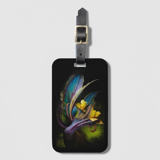 Surreal-flowers Bagagelabel (Voorkant (verticaal))