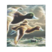 Surreal Flying Mallard Ducks-Notitieblok Notitieblok (Voorkant)