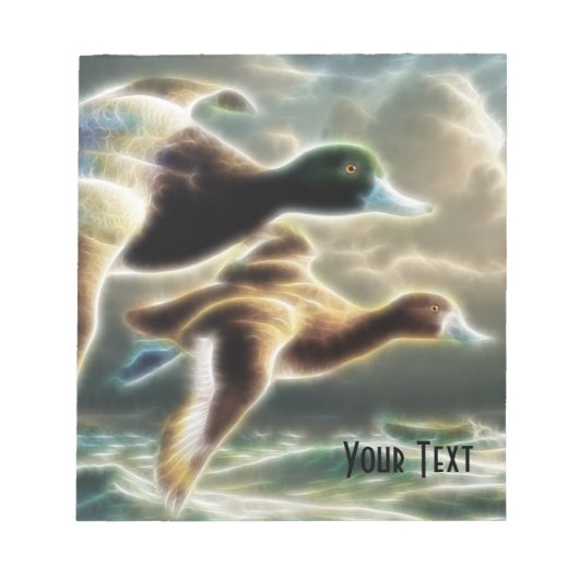 Surreal Flying Mallard Ducks-Notitieblok Notitieblok (Voorkant)