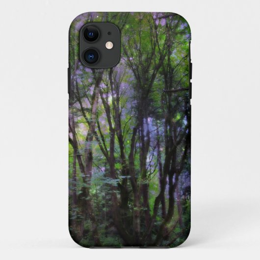 Surreal Forest met milde lampjes Case-Mate iPhone Case (Achterkant)