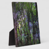 Surreal Forest met milde lampjes Fotoplaat (Zijkant)