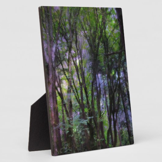 Surreal Forest met milde lampjes Fotoplaat (Zijkant)