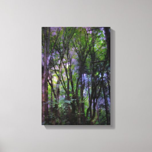 Surreal Forest Wrapped Canvas Afdruk (Voorkant)
