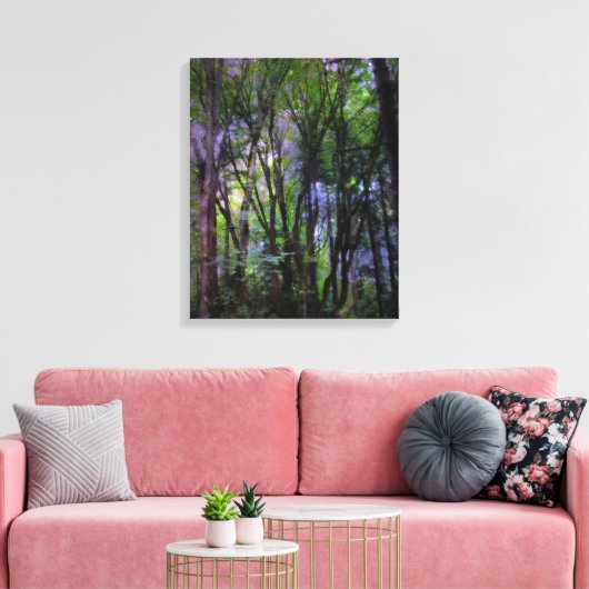 Surreal Forest Wrapped Canvas Afdruk (Insitu (Woonkamer))