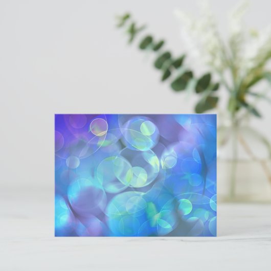 Surreal Fractal Abstract Design Briefkaart (Staand voorkant)