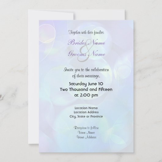 Surreal Fractal Abstract Design Kaart (Achterkant)