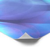 Surreal Fractal Abstract Design Poster (Hoek)