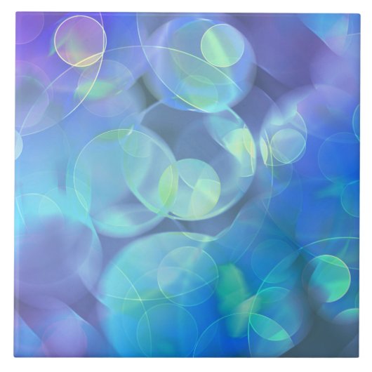 Surreal Fractal Abstract Design Tegeltje (Voorkant)