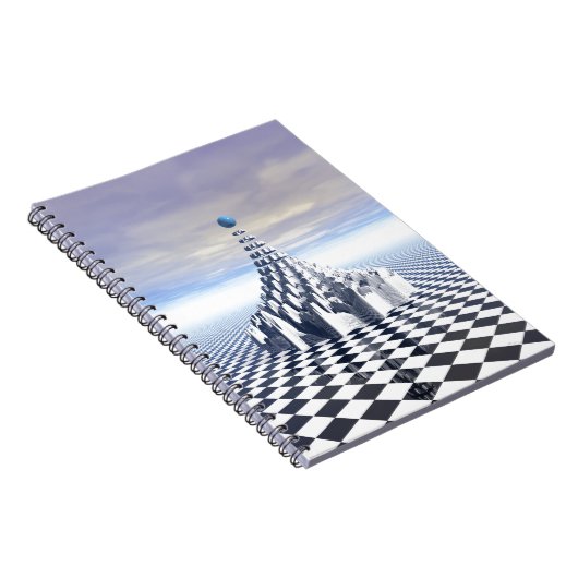 Surreal Fractal Tower Notitieboek (Rechterzijde)