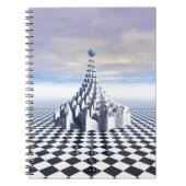 Surreal Fractal Tower Notitieboek (Voorkant)