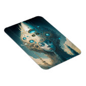 Surreal Futuristic Alien Woman Lanscape Magneet (Rechterzijde)