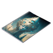 Surreal Futuristic Alien Woman Lanscape Notitieboek (Linkerzijde)