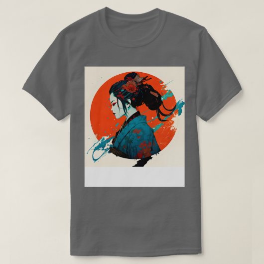 Surreal Geisha 4 T-shirt (Design voorkant)