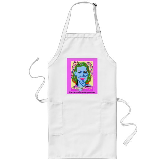 Surreal Georgia Apron Lang Schort (Voorkant)