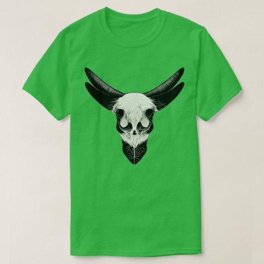 Surreal Goat Skull T-shirt (Design voorkant)