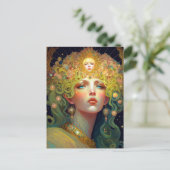 Surreal Goddess Fantasy Art Briefkaart (Staand voorkant)