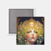 Surreal Goddess Fantasy Art Magneet (Voorkant / Achterkant)