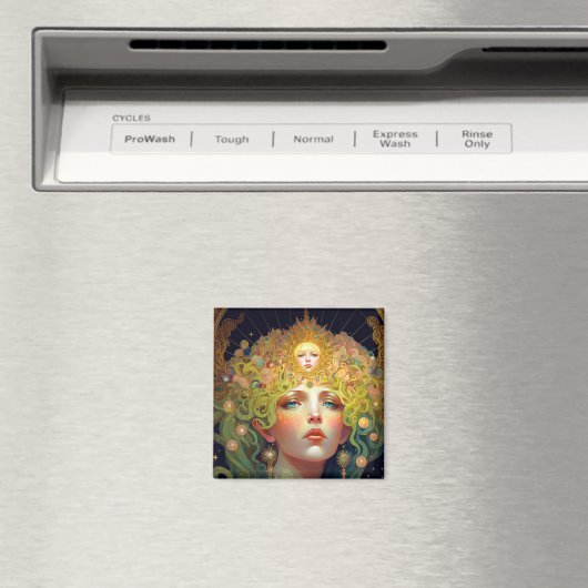 Surreal Goddess Fantasy Art Magneet (Insitu (Vaatwasser))