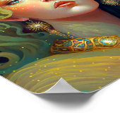 Surreal Goddess Fantasy Art Poster (Hoek)
